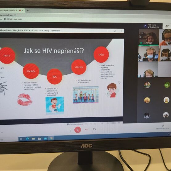 “Osmička” a “Devítka” online na Besedě o HIV a AIDS