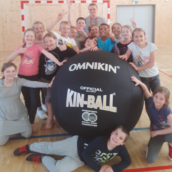 Kin-ball ve třetí třídě
