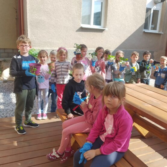 Třídní záhonek 1. třída