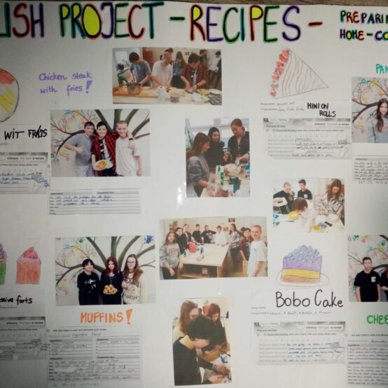 English project 7th grade – Recipes
