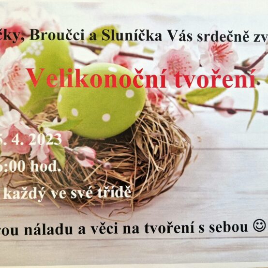 Velikonoční tvoření v MŠ