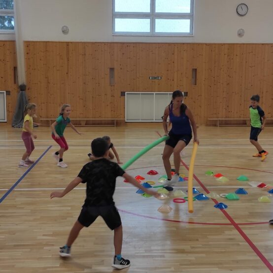 Zábavná hodina tělocviku, 3.třída