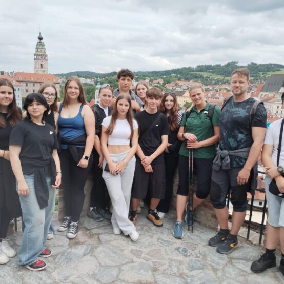 9. třída na výletě v Českém Krumlově